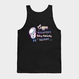 Coffee Witchcraft Destroy Patriarchy Repeat Tank Top